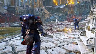 WARHAMMER 40000 Space Marine 2 Gameplay Demo 4K No Commentary [upl. by Yenhoj]