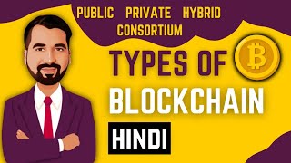 Types of Blockchain  Public Private Hybrid and Consortium Explained in Hindi [upl. by Buseck]