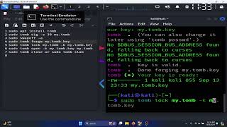 How to set up and use Tomb file encryption on Kali Linux [upl. by Etterrag]