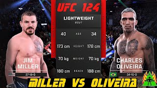 UFC 5  MILLER VS OLIVEIRA [upl. by Demakis715]