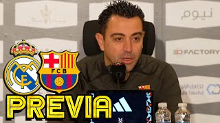 RUEDA PRENSA XAVI REAL MADRID v FC BARCELONA [upl. by Ajad613]