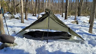 Harriman State Park Winter Backpacking Trip With a Beginner [upl. by Eugenia]