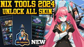 NEW NIX TOOLS 2024  INJECTOR ML  APK SCRIPT MOBILE LEGENDS [upl. by Geiger]