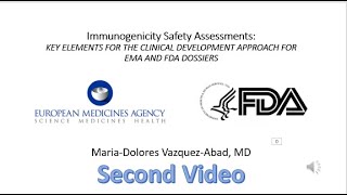 FDA EMA clinical immunogenicity safety assessments second video [upl. by Isbel]