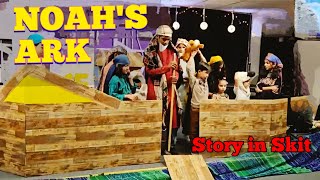 NOAHS ARK⚡🌊  Bible story in Skit by Sunday school kids in JIL Jersey City ♥️ god bible jesus [upl. by Ardnaxila]