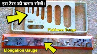 Combind Flakiness and Elongation Index Full video explained in hindi [upl. by Bran690]