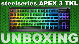 Steelseries APEX 3 TKL UNBOXING [upl. by Montagu]