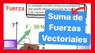 ✅FUERZAS RESULTANTES Suma de vectores  BIEN EXPLICADO💯 FÍSICA [upl. by Cerell]