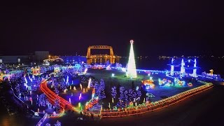 Bentleyville Tour of Lights Drone Experience [upl. by Holli667]