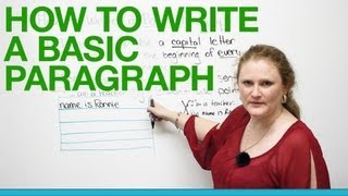 How to write a basic paragraph [upl. by Kiersten279]