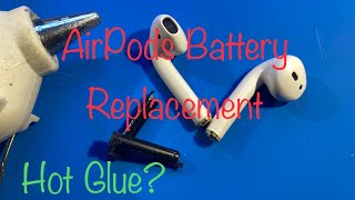 Completing The Impossible AirPods Battery Replacement [upl. by Oidacra]