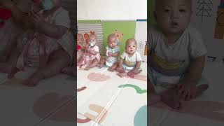 Life With Quadruplets  Cute Chinese Quadruplets 👶❤️ quadruplets lifewithquadruplets triplets [upl. by Fen818]