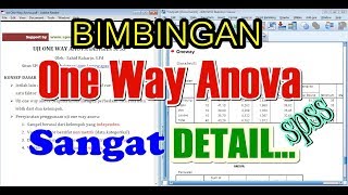 Bimbingan Kilat Uji One Way Anova dengan SPSS bagi Pemula [upl. by Annahaj304]