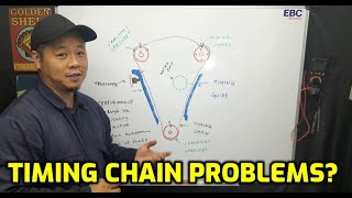 Symptoms of Bad Timing Chain Rattle Noise Stretched Chain Lecture Video and Explanation [upl. by Nereus]