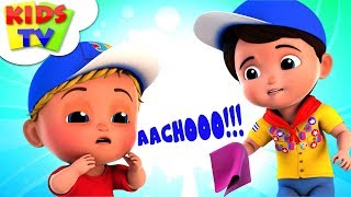 Sneeze Song  Junior Squad Cartoons  Videos For Children  Kindergarten Nursery Rhymes By Kids Tv [upl. by Minni]