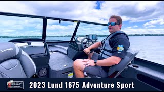 2023 Lund 1675 Adventure Sport On Water Demo [upl. by Eusassilem]