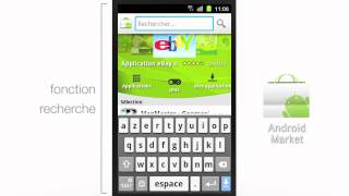 Smartphone Android  installer et lancer une application mobile [upl. by Suoicul]