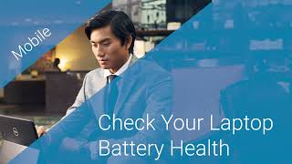 Check Your Laptop Battery Health  Dell India [upl. by Kcirb713]