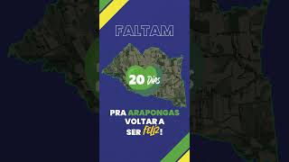 Faltam poucos dias para o coração dos araponguenses voltar a bater feliz [upl. by Gies761]