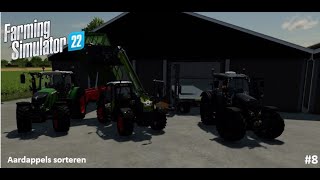 Aardappels sorteren  Farming Simulator 22 Dutch Polder 8 [upl. by Eramat]