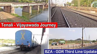 Onboard small Train Journey Navjeevan express  VijayawadaGudur 3rd line [upl. by Arrotal]