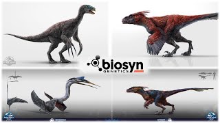 11 Biosyn Dinosaurs amp Cloned Species In Jurassic World Dominion [upl. by Ferri]