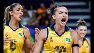 BRASIL X ESTADOS UNIDOS AO VIVO  VOLEI FEMININO SEMIFINAL OLIMPIADAS PARIS 2024  COMENTÁRIOS [upl. by Isador]