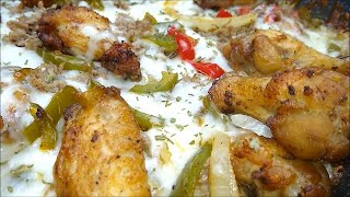 PHILLY CHEESESTEAK NACHO WINGS DELICIOUSLY INDISPUTABLE [upl. by Burley114]