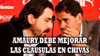 Amaury Vergara Debe Mejorar Las Clausulas De Los Tecnicos Y Directores Deportivos En Chivas [upl. by Names80]