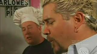 Marlowes Ribs on Food Network DINERS DRIVEINS AND DIVES [upl. by Ellerey697]