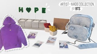 퀄리티 무엇 방탄소년단이 직접 만든💜ARTISTMADE COLLECTION BY BTSJHOPE JIMIN V💜High quality merch made by BTS [upl. by Rhyne]