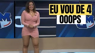 JORNALISTA EXAGERA MUITO E FALA PALAVRÃO AO VIVO 5 [upl. by Akinorev]