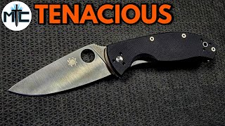 Spyderco Tenacious  Overview and Review [upl. by Nnanaej]