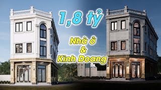 Mẫu nhà lô phố tân cổ cực kì nổi bật với 2 mặt tiền tại Nghệ An  MH03247 [upl. by Nhguahs463]