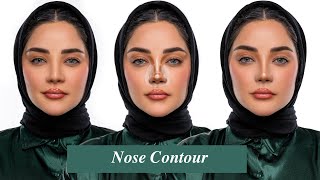 Master the Art of Nose Contouring StepbyStep Tutorial with Mina Babaei [upl. by Kepner]