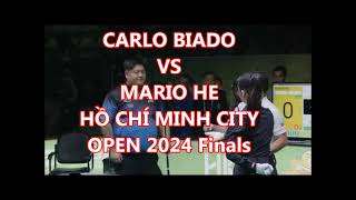 CARLO BIADO VS MARIO HE  HỒ CHÍ MINH CITY OPEN 2024 Finals BRTEF [upl. by Nojram]