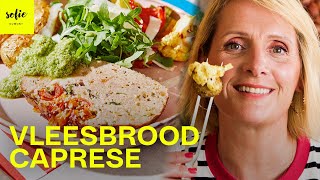 Vleesbrood Caprese met Krieltjes en Groenten  Airfryer Recept  Sofie Dumont [upl. by Kcyred209]