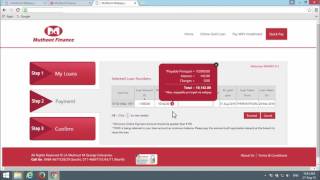 Muthoot Finance Web Pay Demo  Quick Pay [upl. by Hanid]