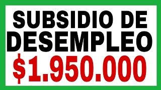 ¿Cómo Pedir el Subsidio de desempleo 1950 000 [upl. by Notnert]