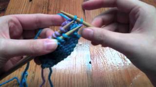 How to Knit 3 Needle Bind Off [upl. by Oriaj541]