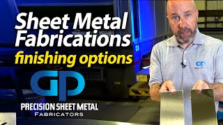 Sheet Metal Fabrications Finishing options  GP Precision Sheet Metal Fabricators  Hackettstown NJ [upl. by Haldeman]