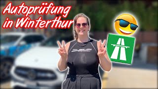 Autoprüfung in Winterthur mit Alexandra  inkl Autobahn und Wenden [upl. by Orlosky376]