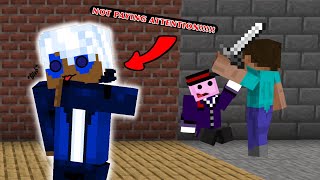 Not paying attention AT ALL in MINECRAFT HIDE AND SEEK [upl. by Eppie]