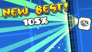 IMPOSIBLE HACER UN 105 EN GEOMETRY DASH  VRO [upl. by Naaitsirhc]