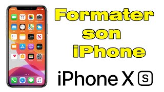 Comment réinitialiser iPhone Xs Formater iPhone Xs [upl. by Tandie]