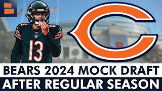 Chicago Bears 2024 Mock Draft AFTER 2023 NFL Regular Season Caleb Williams With 1 Pick [upl. by Farhsa]