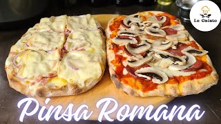 LA PINSA ROMANA 2 RECETTES FACILES ET RAPIDES [upl. by Aloeda898]