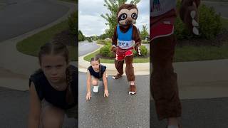 GIANT SLOTH GETS REVENGE ON DAD FOR HIS DAUGHTER shorts [upl. by Aritak]