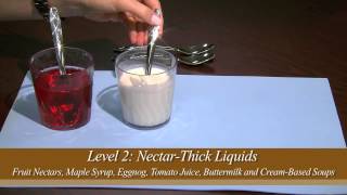 Thickened Liquid Consistencies [upl. by Drhacir]