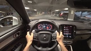 2019 Volvo XC40 T5 AWD Momentum  POV Sunrise Drive Binaural Audio [upl. by Aletha]